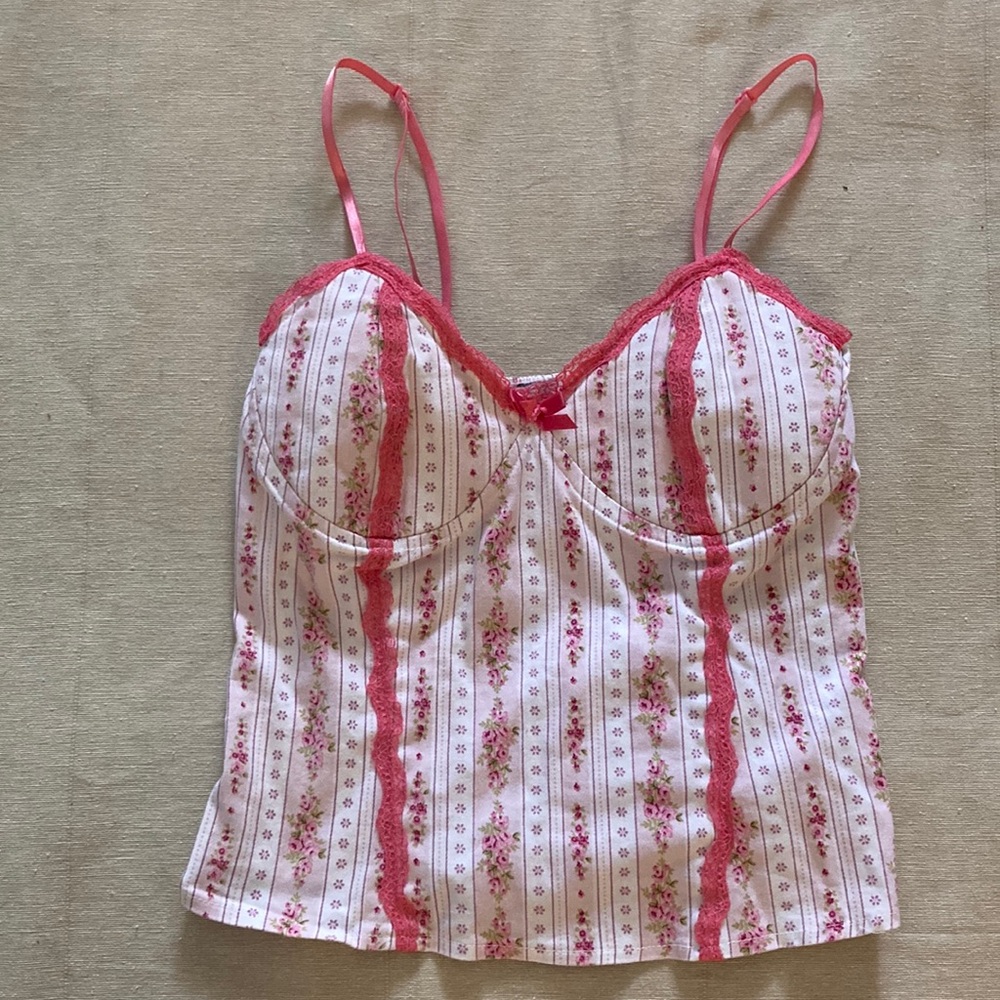Corset Style Floral Camisole‎ size S